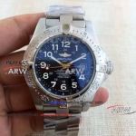 Perfect Replica Breitling Superocean II 42MM Watch - 316L Steel Black Dial
